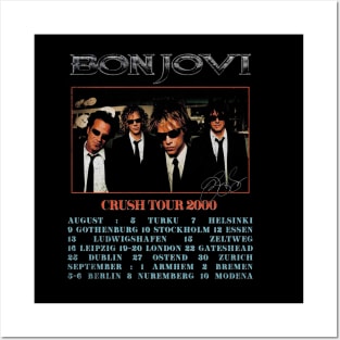 Bon Jovi Crush Tour 2000 Posters and Art